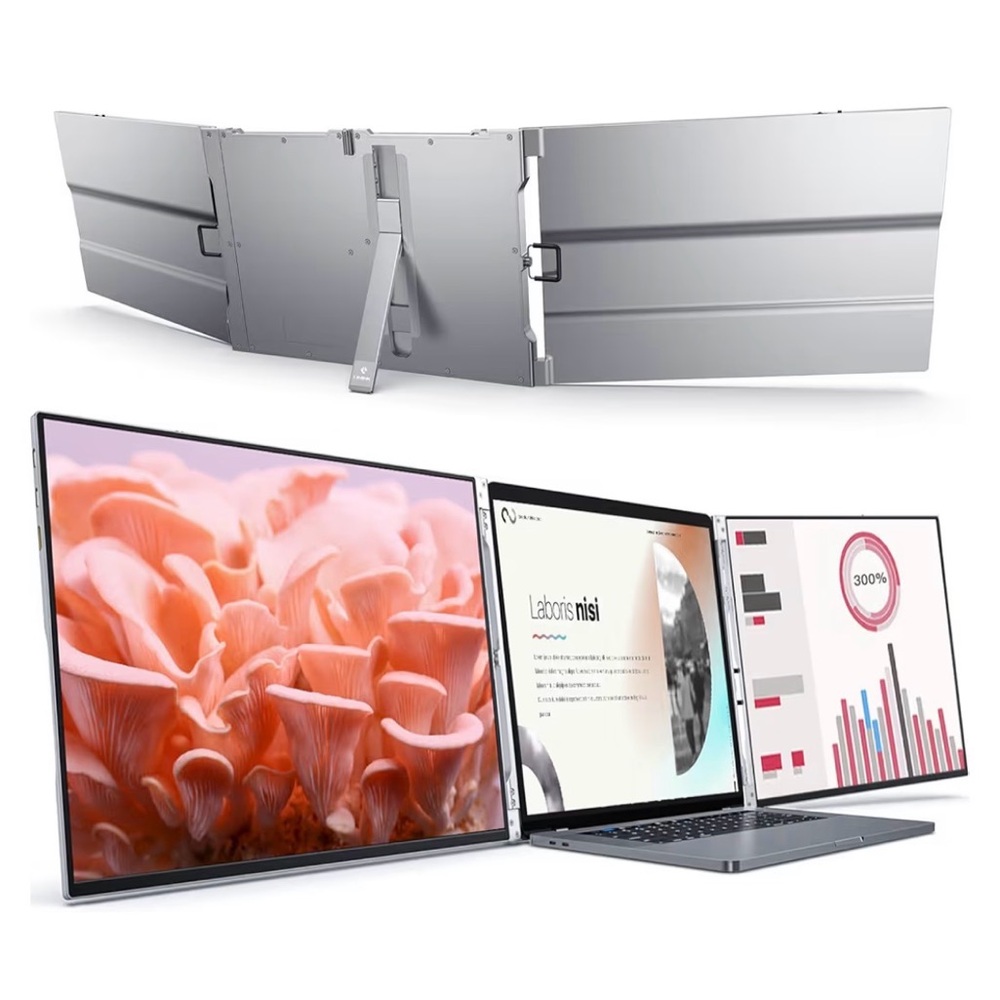 Silver Laptop Screen Extender 14”